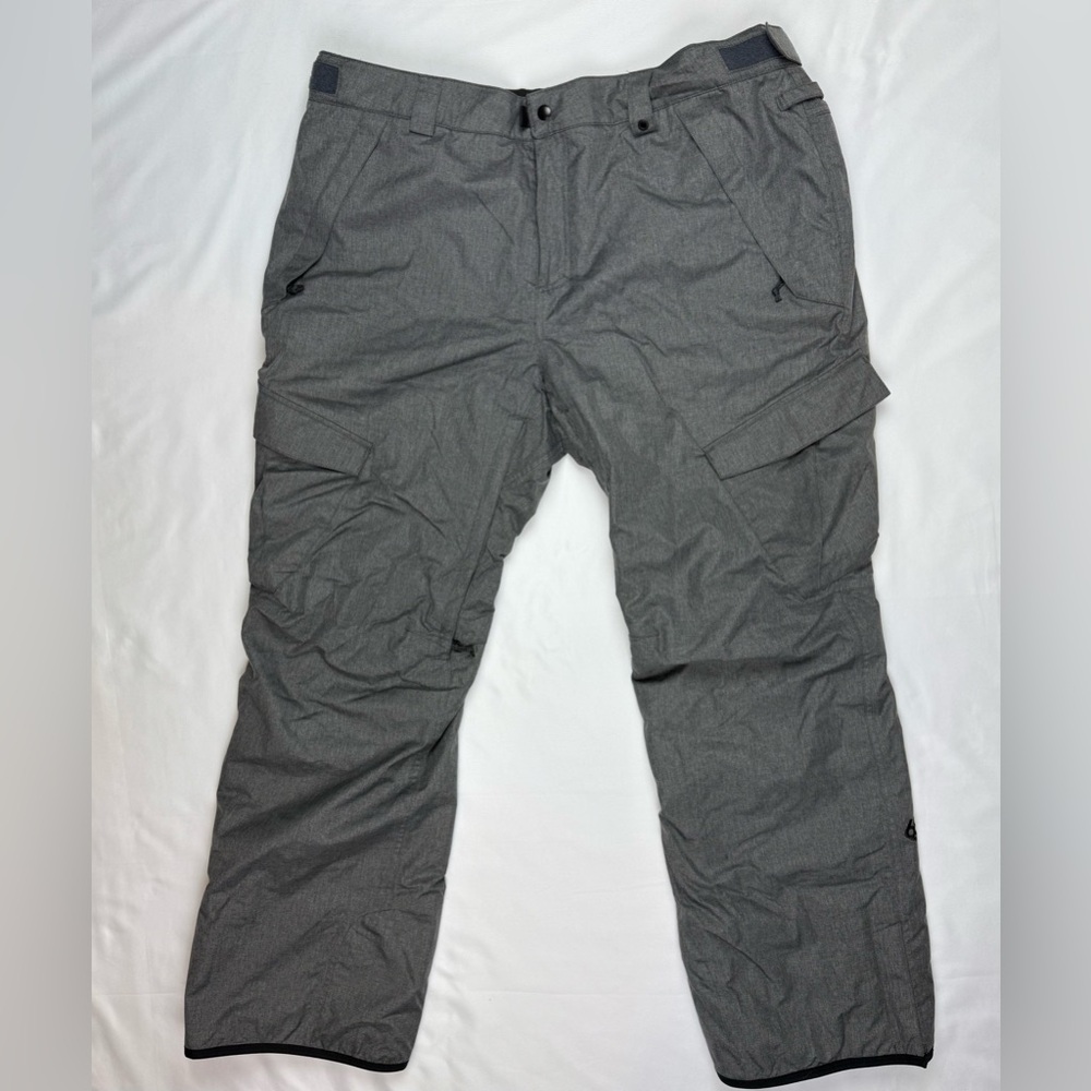 686 Mens Infidry 10K Snowboard Pants 2XL Grey Snow Ski A8